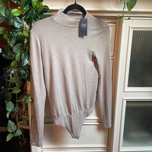 Abercrombie & Fitch Soft A&F Cozy Collection Mock Neck Bodysuit